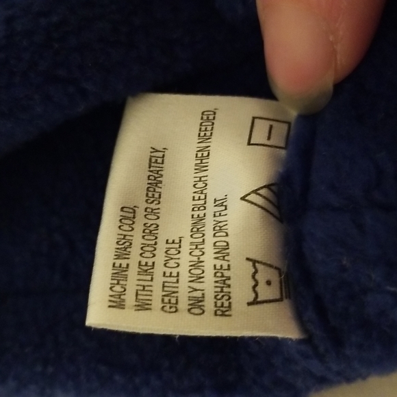 Double Layer Fleece Neck Gaitor ~ Youth Size ~ Blue - Picture 3 of 4